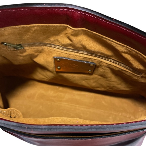 Patricia Nash Mili Leather Medium Flap Crossbody w/ Coin Pouch   0103 - Picture 10 of 13